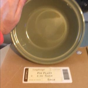Longaberger 6” pie plate